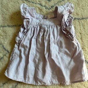 Crewcuts Lavender Ruffled Girls Top